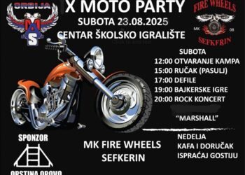 Najava događaja: X MOTO PARTY