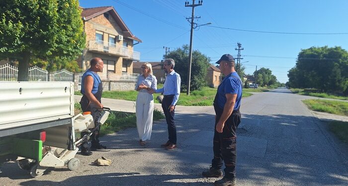 Započeti radovi na krpljenju udarnih rupa na teritoriji opštine Opovo
