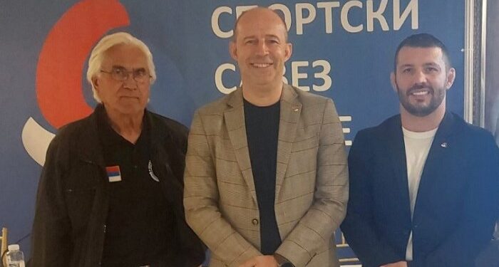 Predsednik SSOO Stevan Stankov na skupštini Sportskog Saveza Srbije i otvaranju Sajma sporta