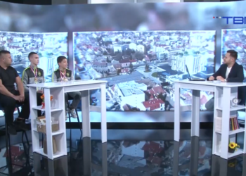 Kik boks prvaci države gosti emisije „Hronika“ televizije Pančevo
