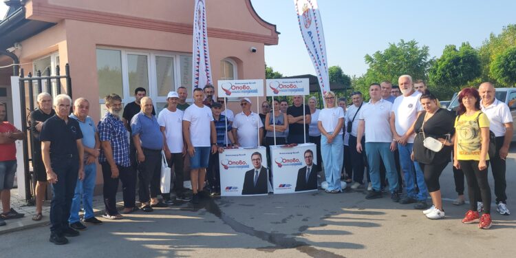 REKORDAN ODZIV NA DANAŠNJEM ŠTANDU OO SNS OPOVO