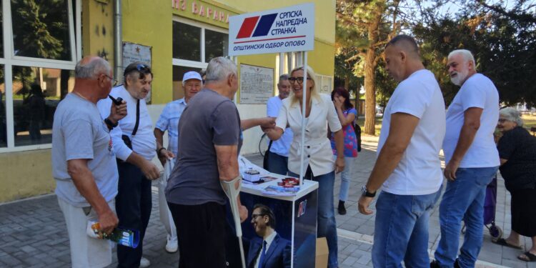 Vikend aktivnosti Opštinskog odbora SNS Opovo u Barandi, Opovu i Sefkerinu