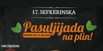 Počinju prijave za sefkerinsku 17. Sefkerinsku „Pasuljijadu na plin“